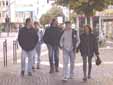 l'arrive au petit matin  Cologne : Luigi, Komet, Manowar, Domos, Less Tomber